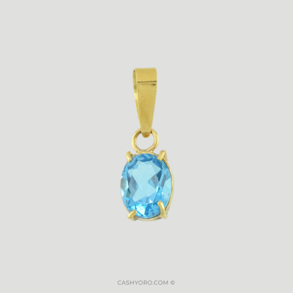 Dije de oro para cadena de dama