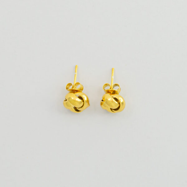 Aretes de Plata con Capa Fina de Oro