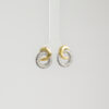 Aretes de Plata con Baño