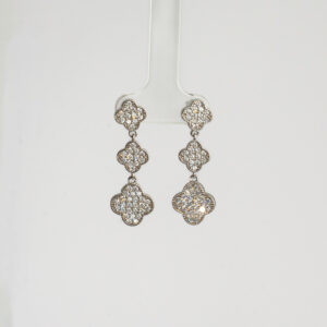 Aretes largos de Plata