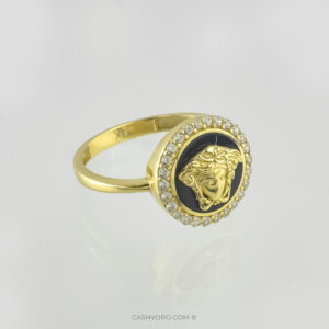 Anillo de oro para dama cash y oro Anillo de oro para dama 14 kilates con piedra peso 2.5 Gr,talla 7. kash y oro