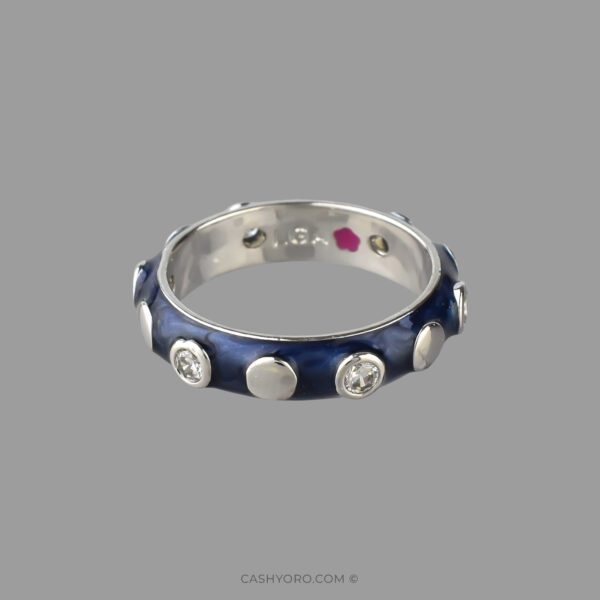 Anillo de plata 925 para dama lauren g adams cash y oro 60 Anillo de dama