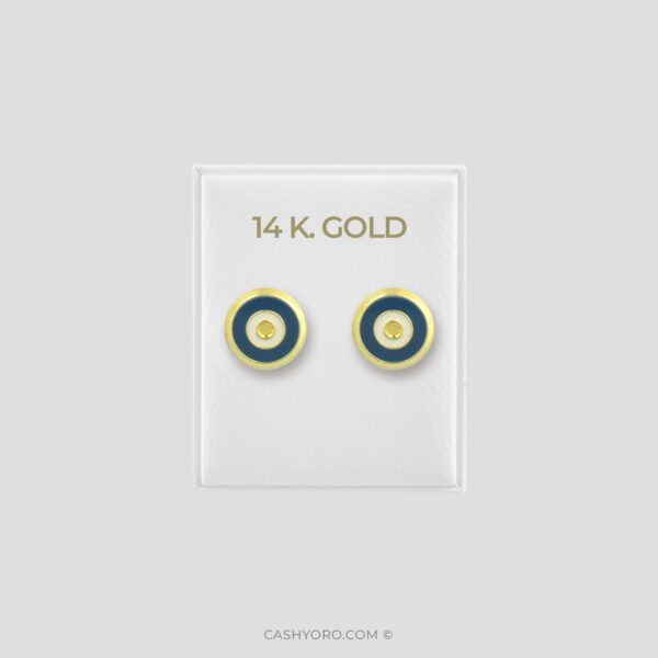 Aretes de oro para niña