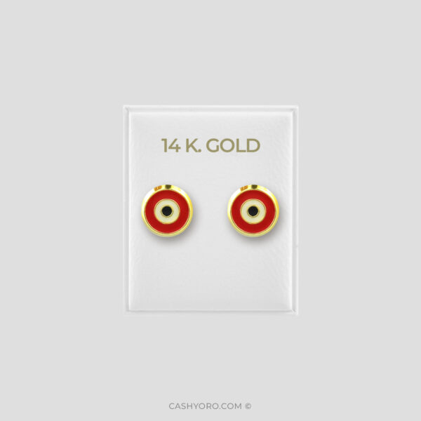 Aretes de oro para niña