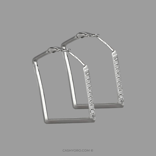 Aretes de plata cash y oro 79 Aretes de plata