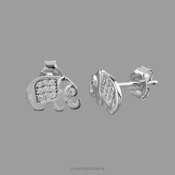 Aretes de plata cash y oro 83 Aretes de plata