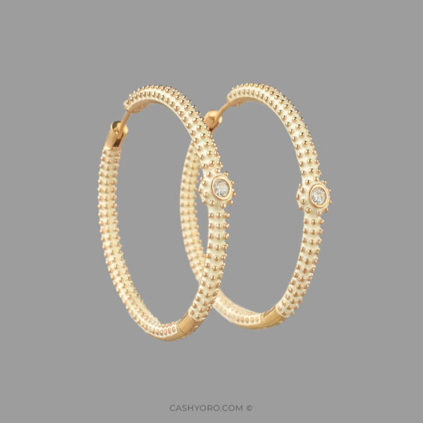 Argollas de Lauren G Adams cash y oro 80 Argollas