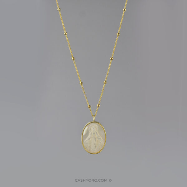 Cadena de Plata cash y oro 24 Cadena de plata para dama