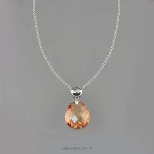 Cadena y dije de plata para dama