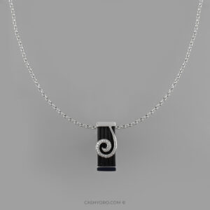 Cadena y dije de plata para dama