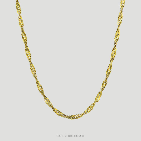 Cadena de oro para dama