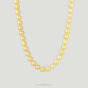 Collar de perlas con broche de plata