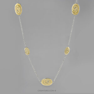 Cadena de plata para dama