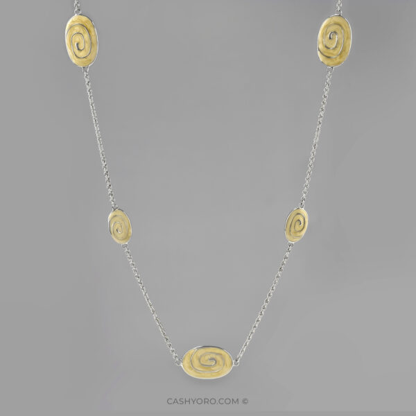 Cadena de plata para dama