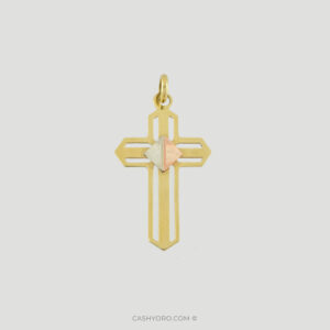 Dije de oro para cadena de caballero cash y oro 102 Dije de oro para cadena de caballero