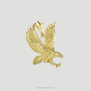 Dije de oro para cadena de caballero cash y oro 96 Dije de oro para cadena de caballero