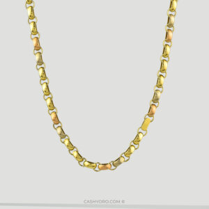 Gargantilla de oro 3 tonos para dama