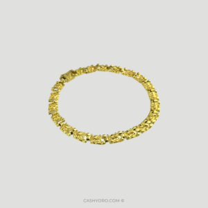 Pulsera de oro cash y oro 44 Pulsera de oro para dama