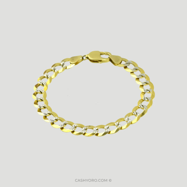 Pulsera de oro para caballero