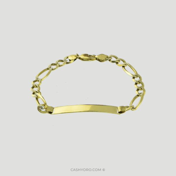 Pulsera de oro para caballero