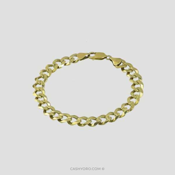 Pulsera de oro para caballero