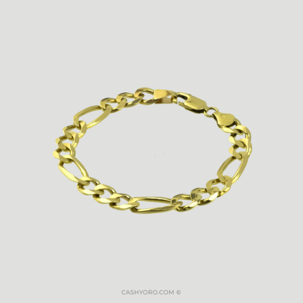 Pulsera de oro para caballero