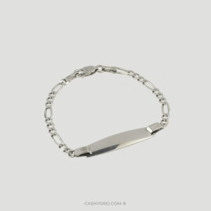 Pulsera de oro para niños cash y oro 45 Pulsera de oro blanco para niños