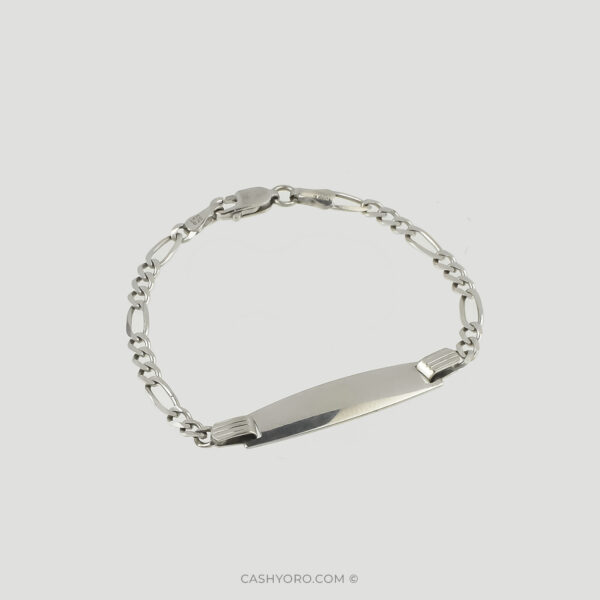 Pulsera de oro para niños cash y oro 45 Pulsera de oro blanco para niños