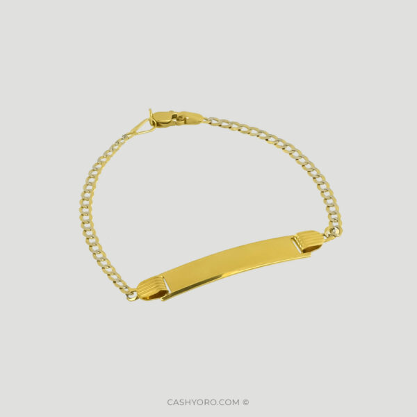 Pulsera de oro blanco para niños