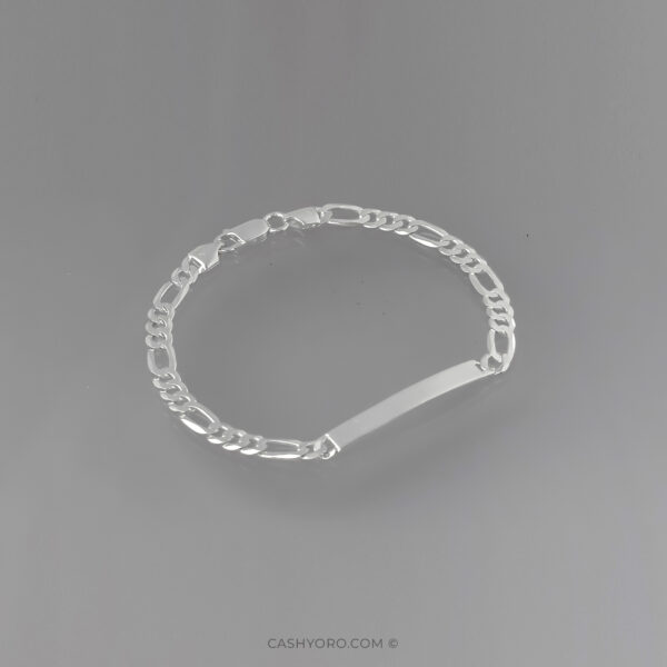 Pulsera de plata para caballero