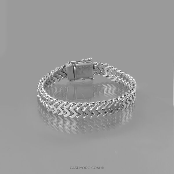 Pulsera de plata para caballero