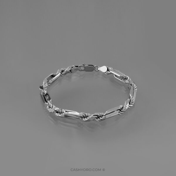 Pulsera de plata para caballero