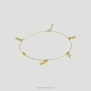 Tobillera de oro para dama