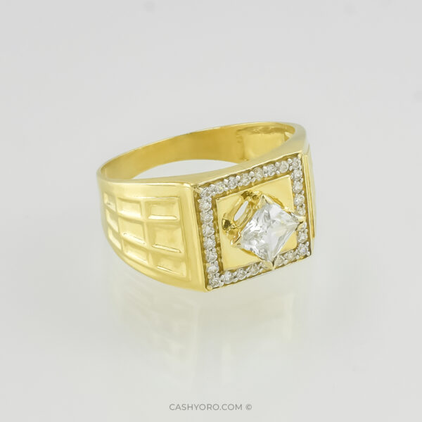 anillo de oro para caballero cash y oro 78 Anillo de caballero