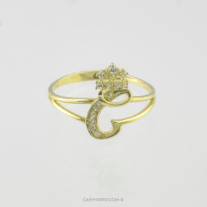 anillo de oro para dama cash y oro 61 Anillo de dama