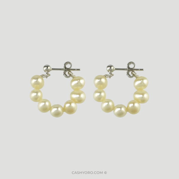 argollas de plata con perlas cash y oro joyeria la ceiba argollas de plata con perlas cash y oro joyeria la ceiba