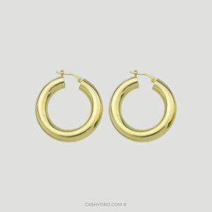 Argollas de dama oro amarillo