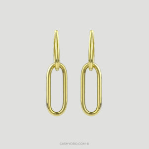 Aretes para dama 14 Kilates