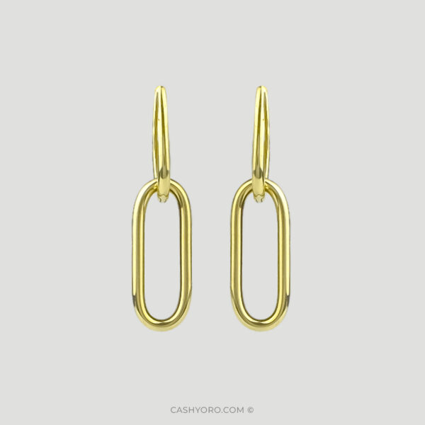 Aretes para dama 14 Kilates