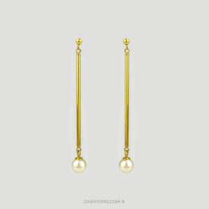 Aretes de oro para dama