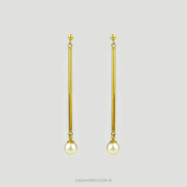 Aretes de oro para dama
