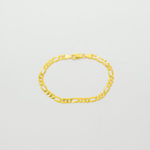 Pulsera de Plata con Capa Fina de Oro