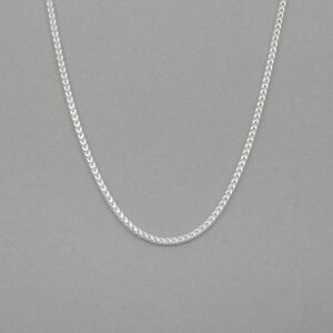 Cadena de Plata Estilo Franco