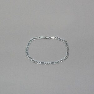 Pulsera de Plata Estilo figaro