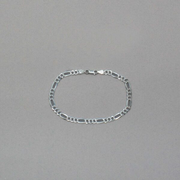 Pulsera de Plata Estilo figaro