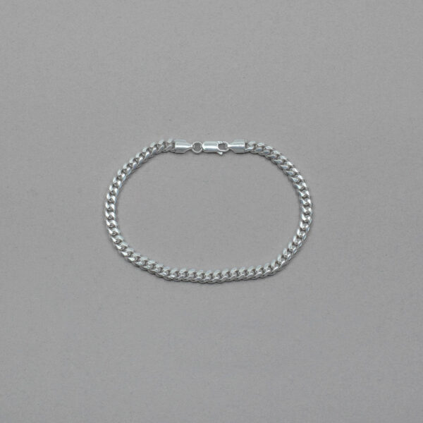 Pulsera de plata estilo cubana