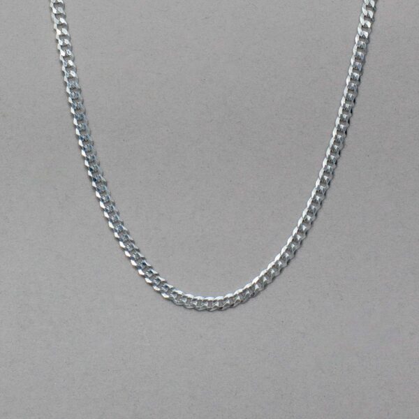 Cadena de Plata Estilo cubana